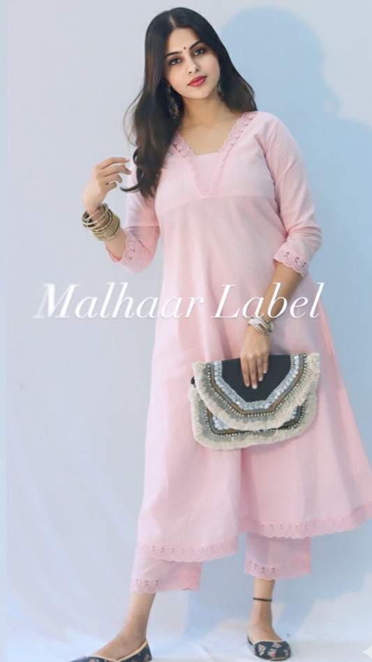 Mozhi  cotton Co ord set    - PENNAZHAGI