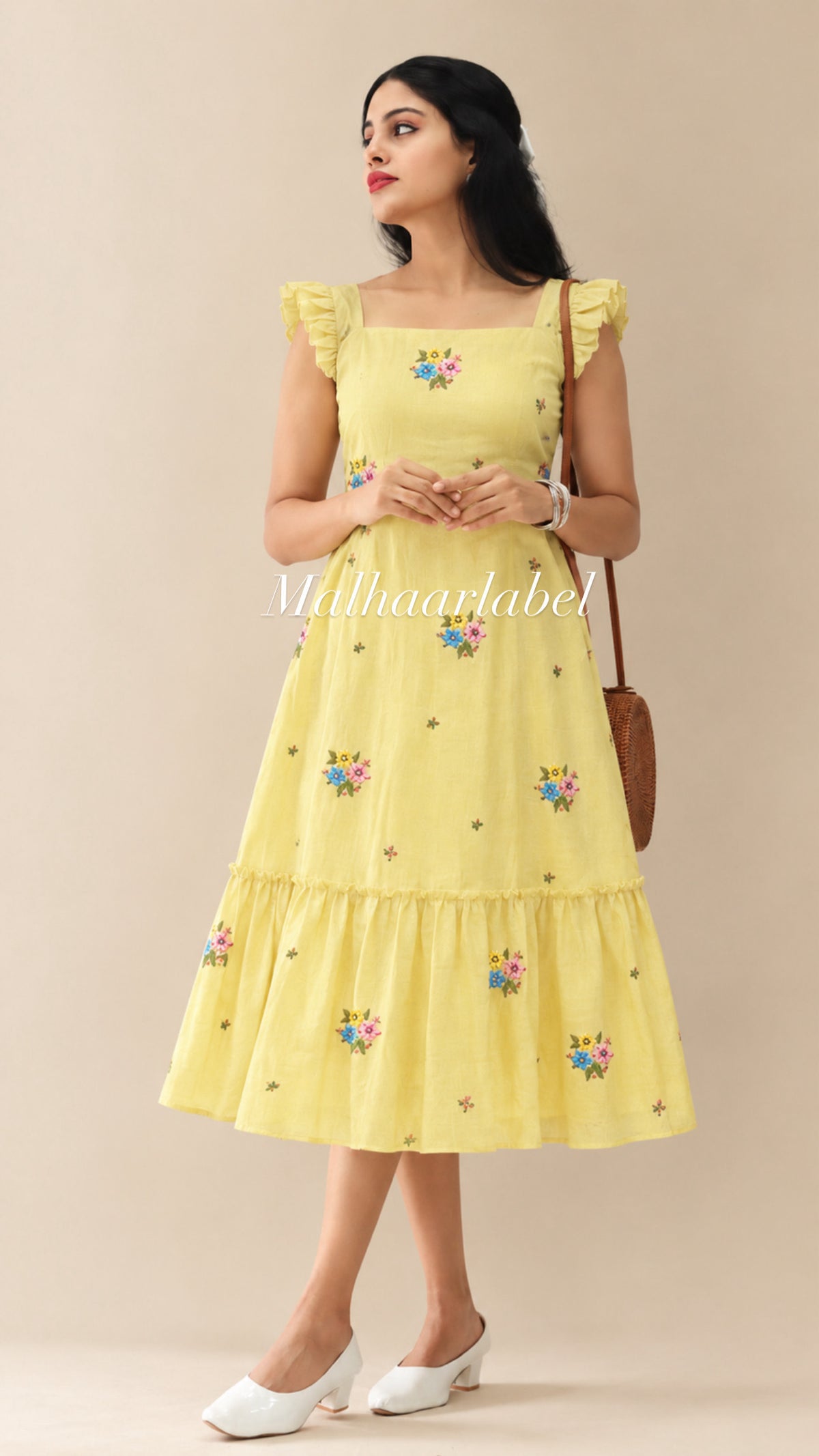 Misso   MUL CHANDERI  Embroidery Dress