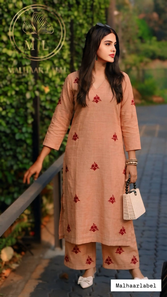 Yezin  Kurti Co- Ord  Set