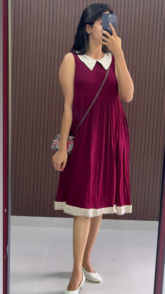 Hoi Summer Dress Grapewine