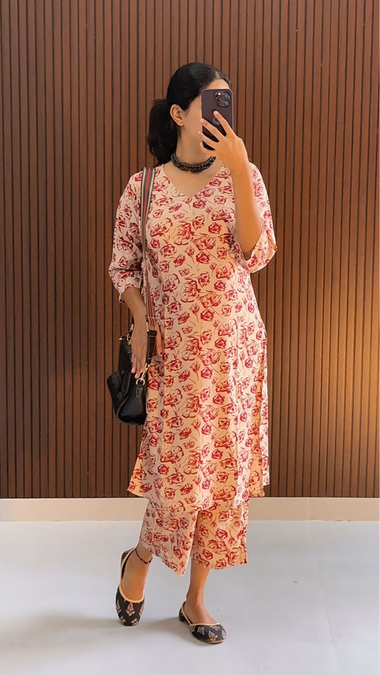 Geneva Kurti Co- Ord  Set