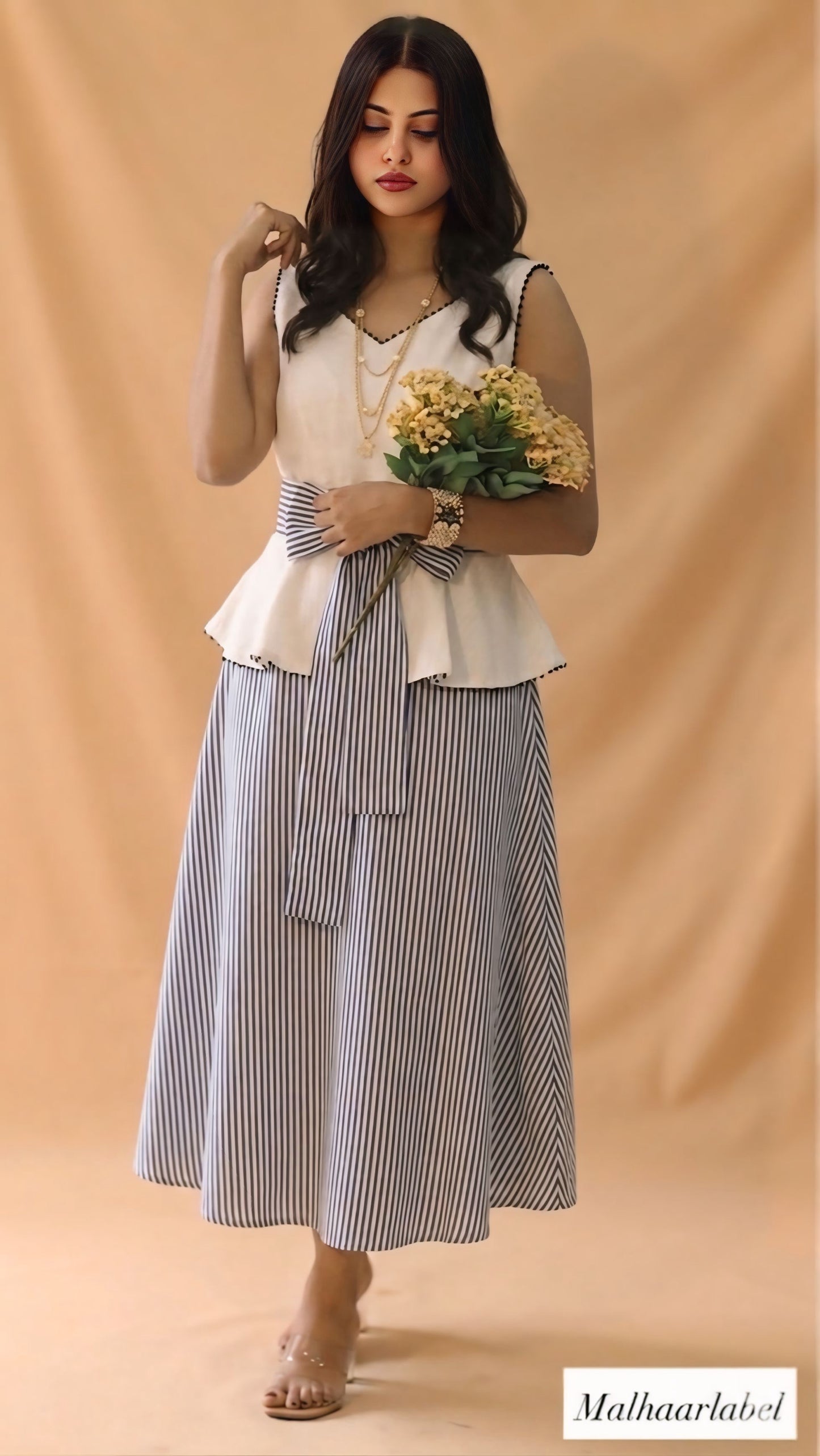 LYDIA SKIRT AND TOP COMBO:READY TO SHIP