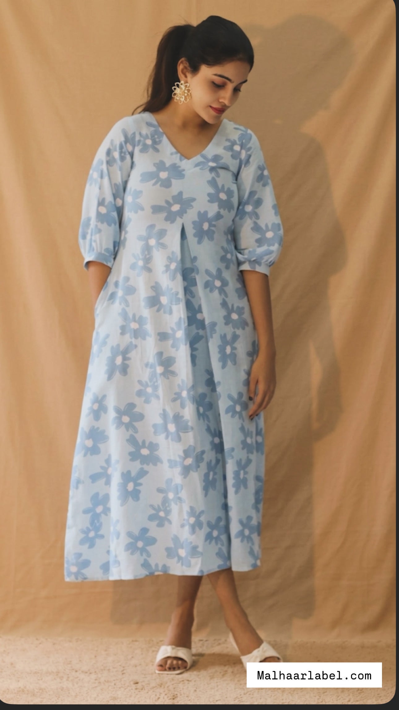 Martha   pure Cotton imported Double Cloth Dress- Ready to Ship
