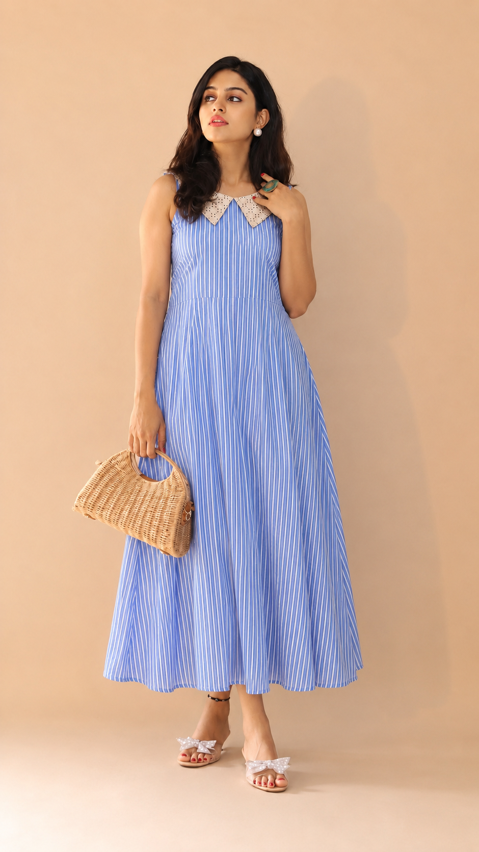 Leonna peter pan dress 🔆  Pre order - Sleeves Available