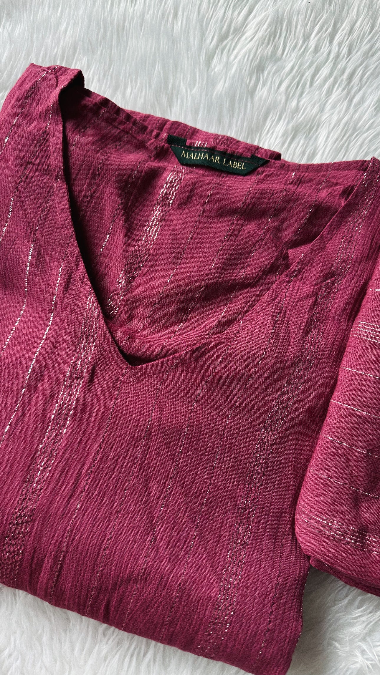 Asso Lurex  Kurti Co- Ord  Set