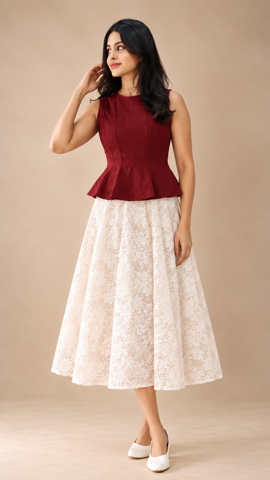 Clara : Christmas Skirt and Top collection 2026: Skirt + Top 🎄