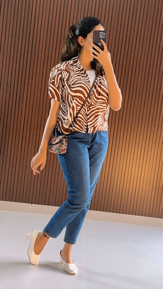 Daero  Crop Shirt