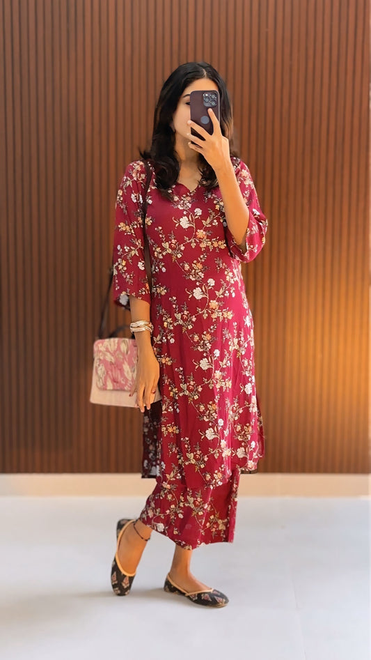 Asmara  Kurti Co- Ord  Set