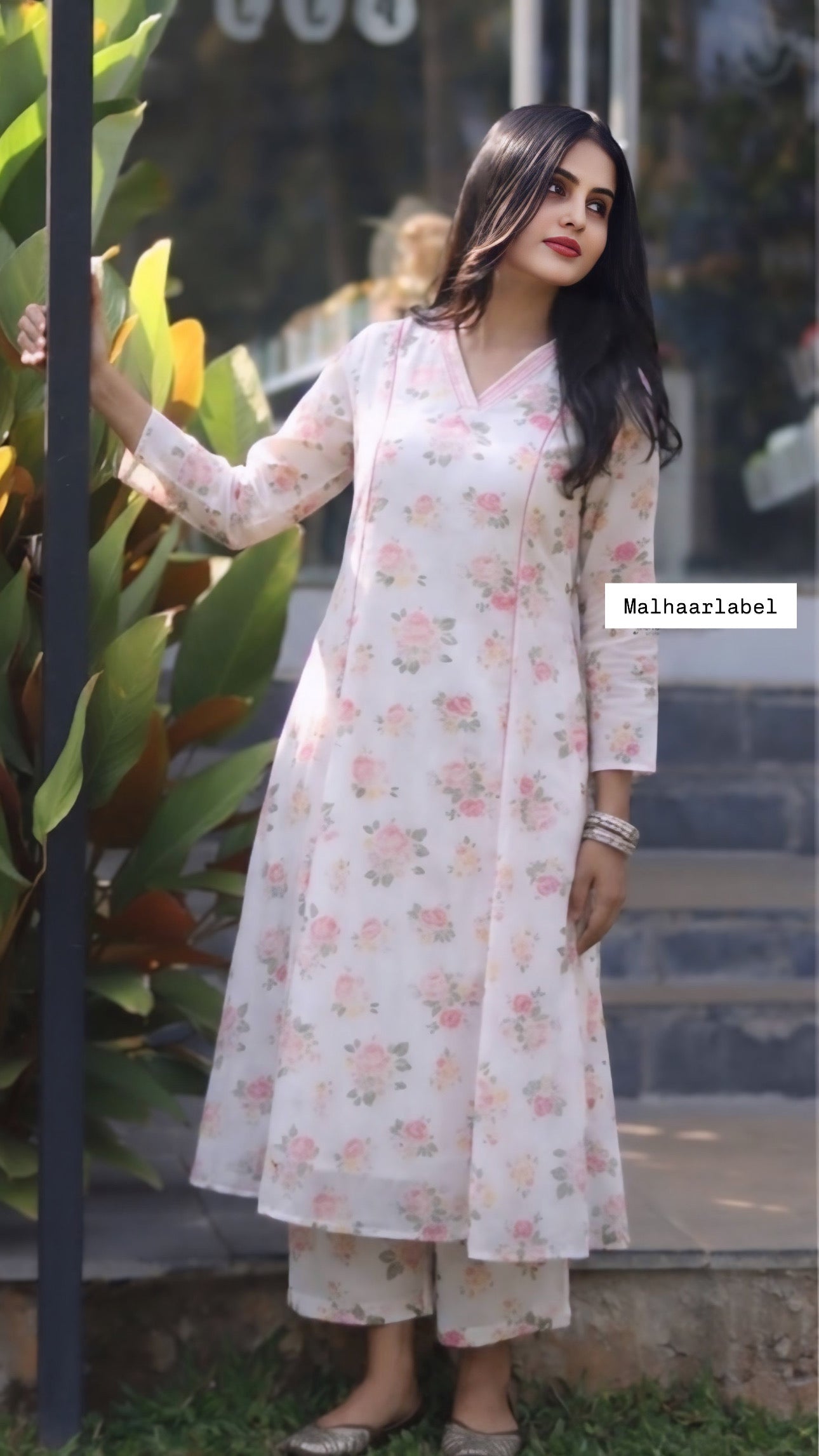 Zera  Kurti Co- Ord  Set  -white:READY TO SHIP