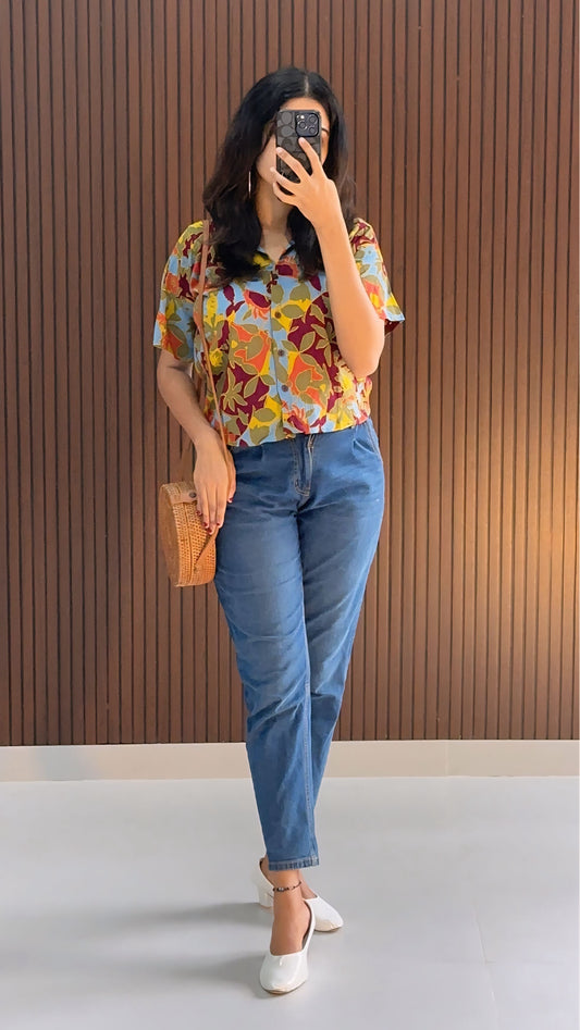 Mason  Crop Shirt