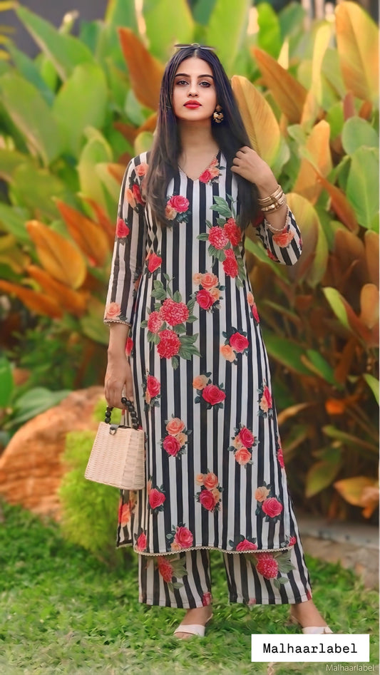 Lasso Kurti Co- Ord  Set