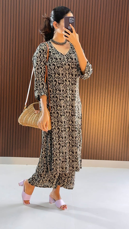 Oizza    Kurti Co- Ord  Set