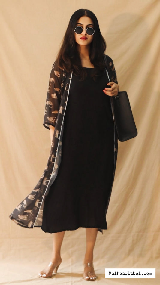 Hanna  Leopard jacket Dress