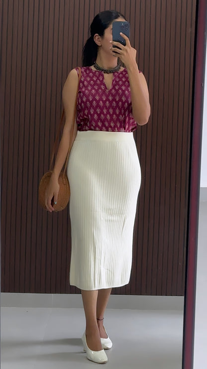 Flora  Skirt and Top Combo