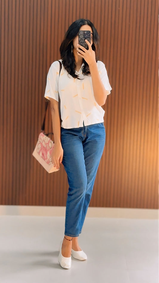 Mathew  Crop Shirt