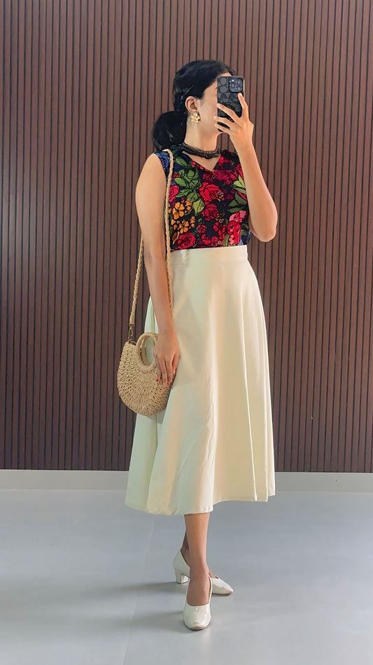 Amber   Cotton skirt and Top Co ords