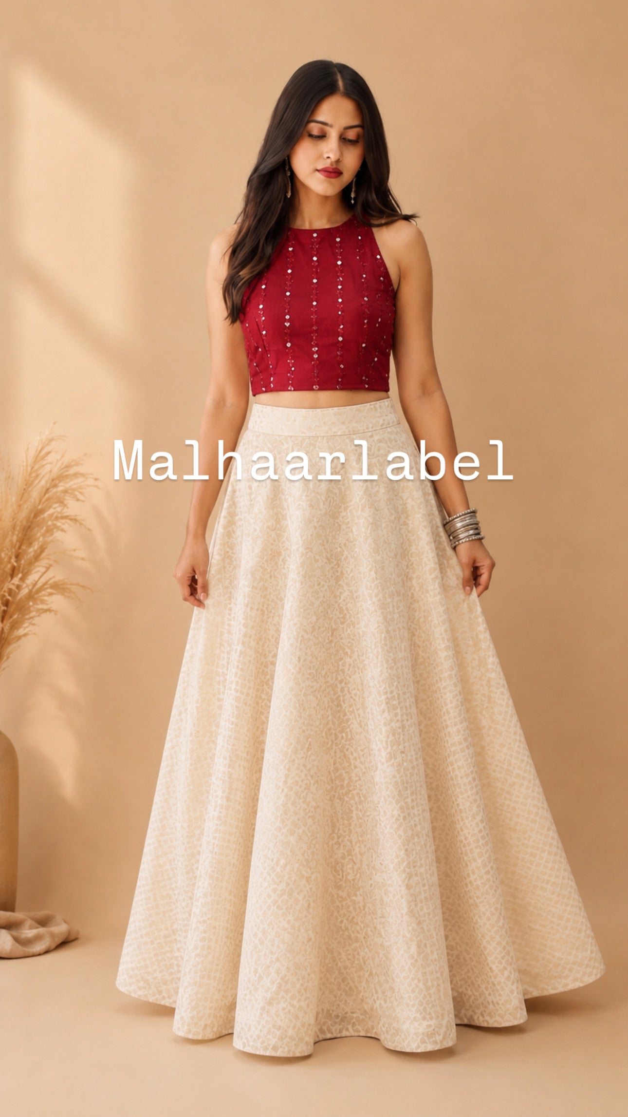 Niya Skirt and Top Fabric Set
