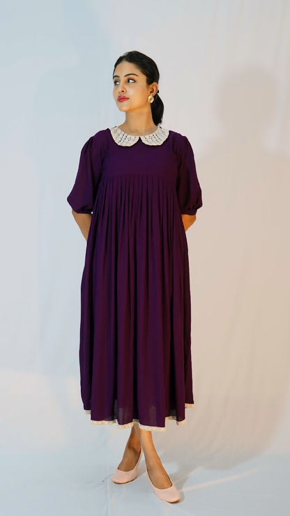 Abia Purple  Dress