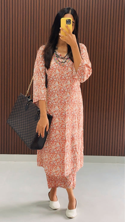 Iona Kurti Co- Ord  Set :Express Delivery