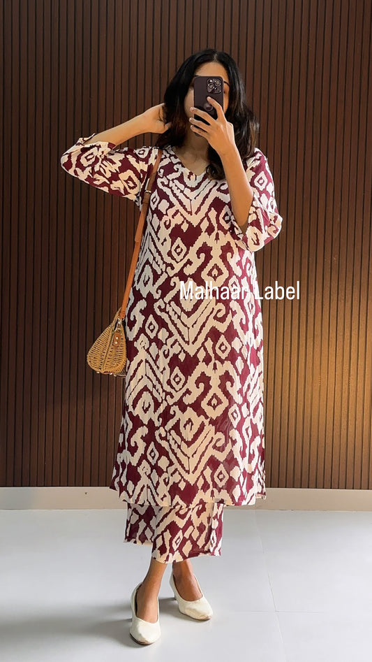 Xavi Kurti Co- Ord  Set