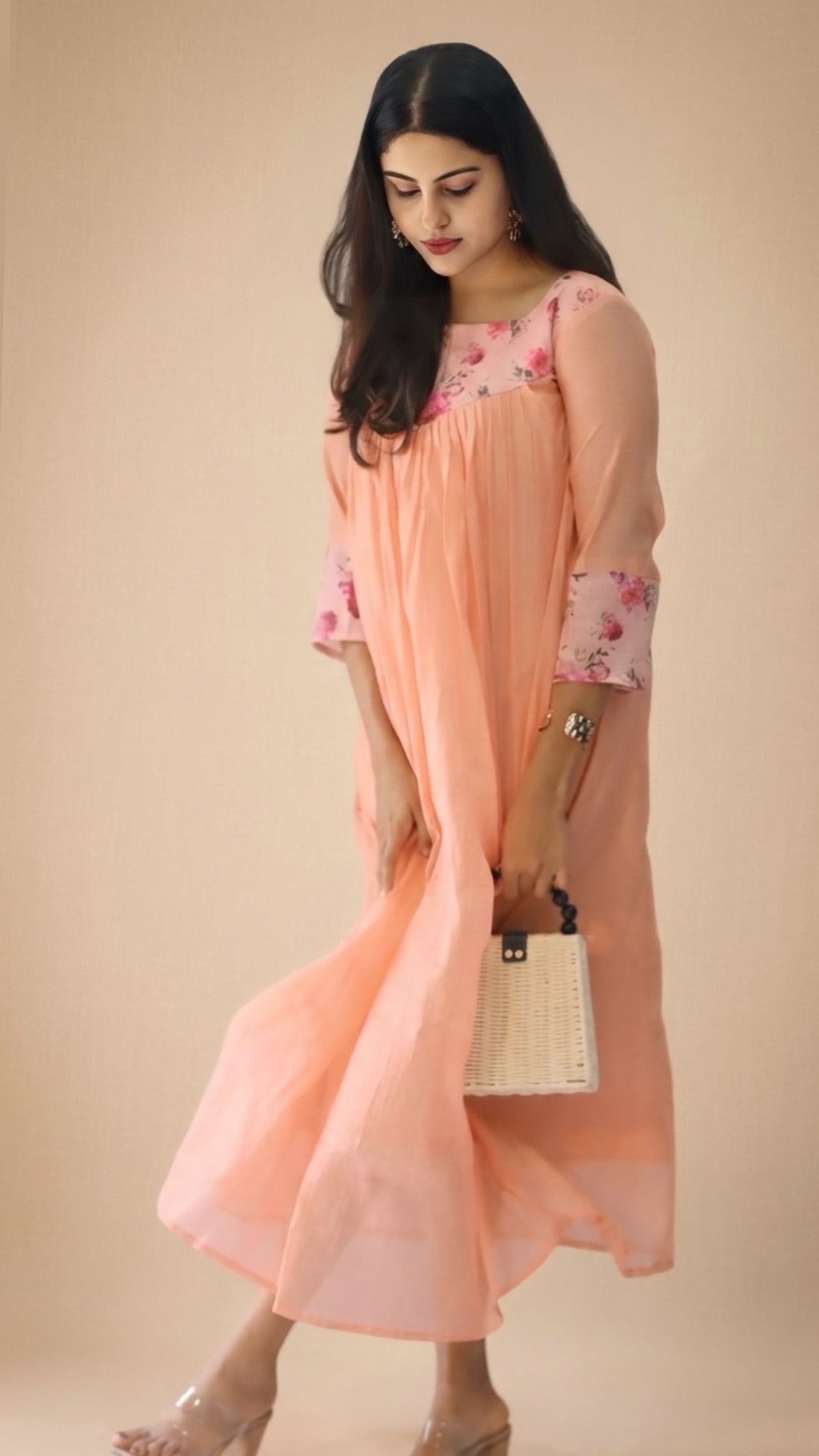 Elyan chanderi Kurti Dress