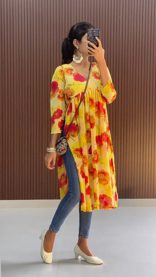 Esther Georgette  Slit Kurti