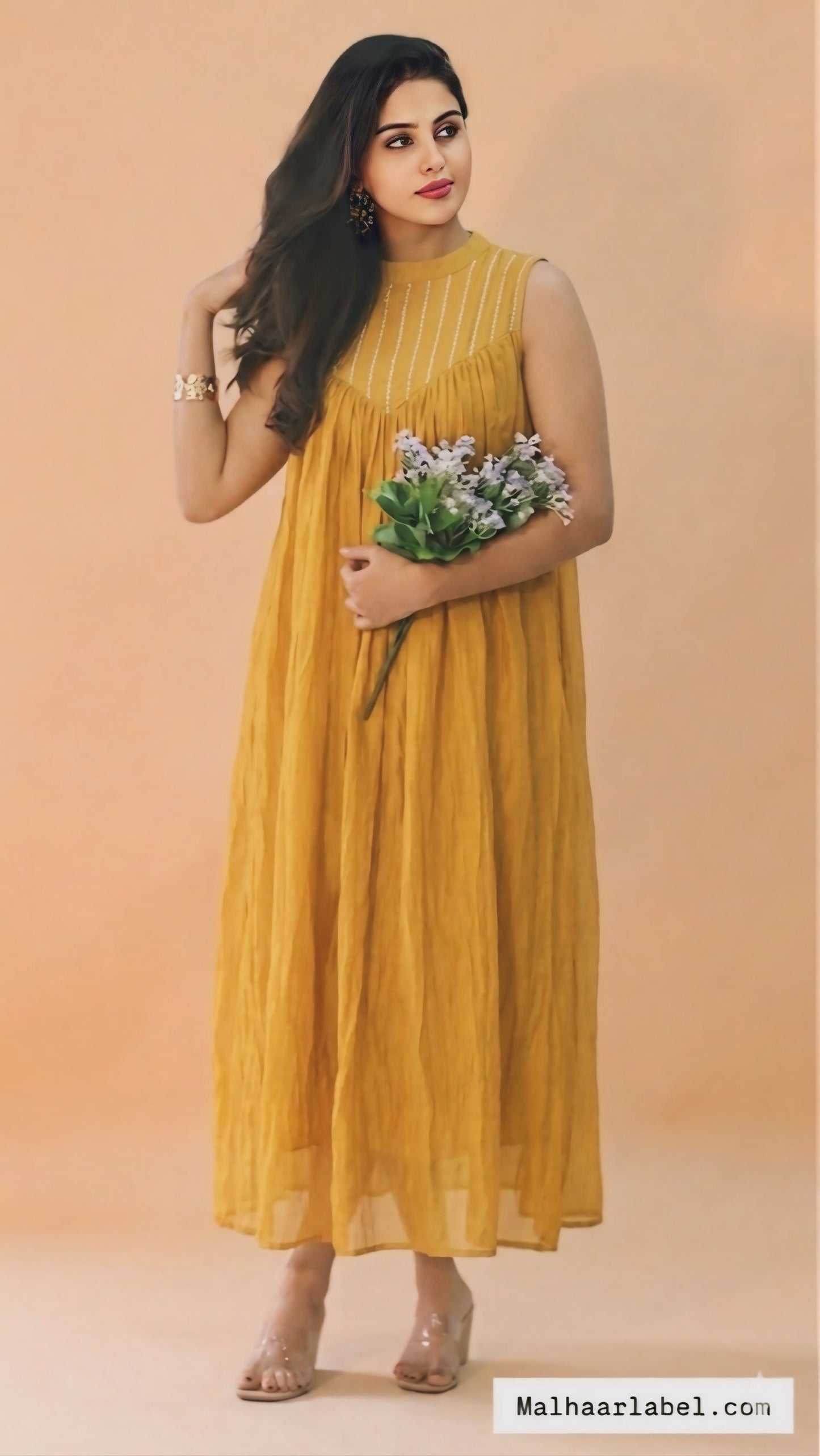 Neha   chanderi Kurti Dress