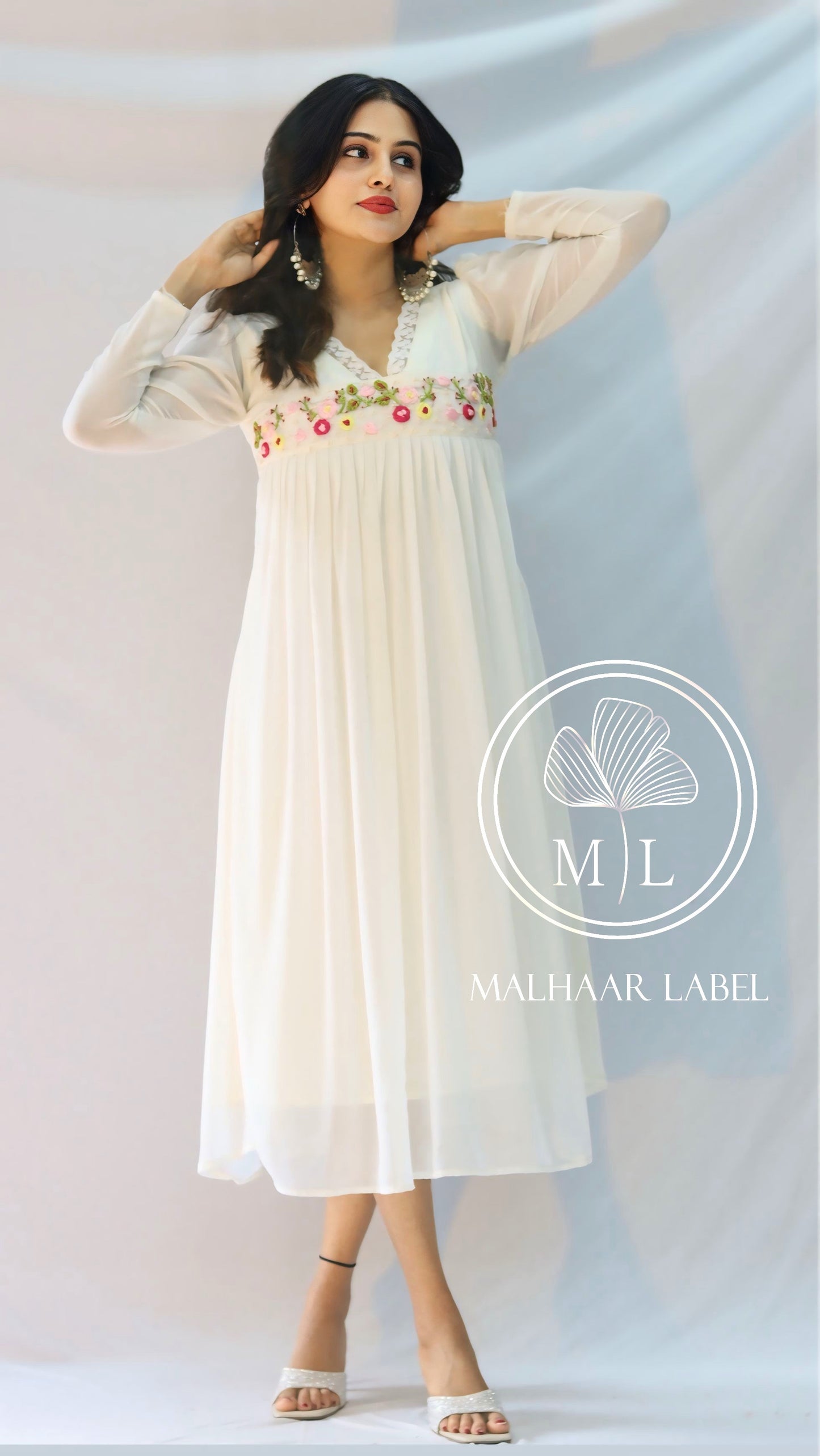 Meher    Embellished Dress