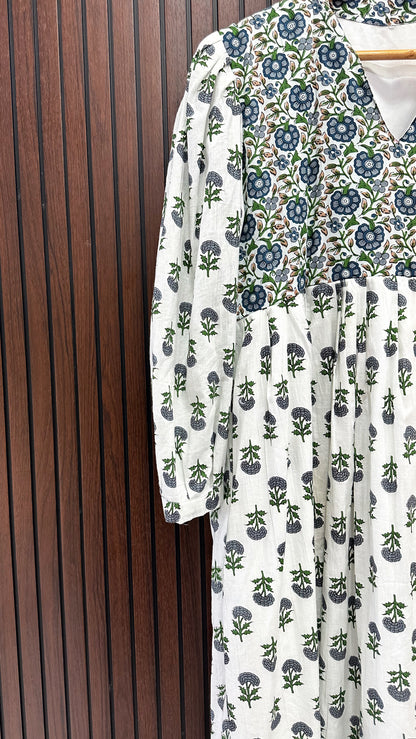 Merio Jaipur pure   Cotton Dress