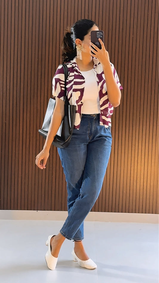 Vihan  Crop Shirt