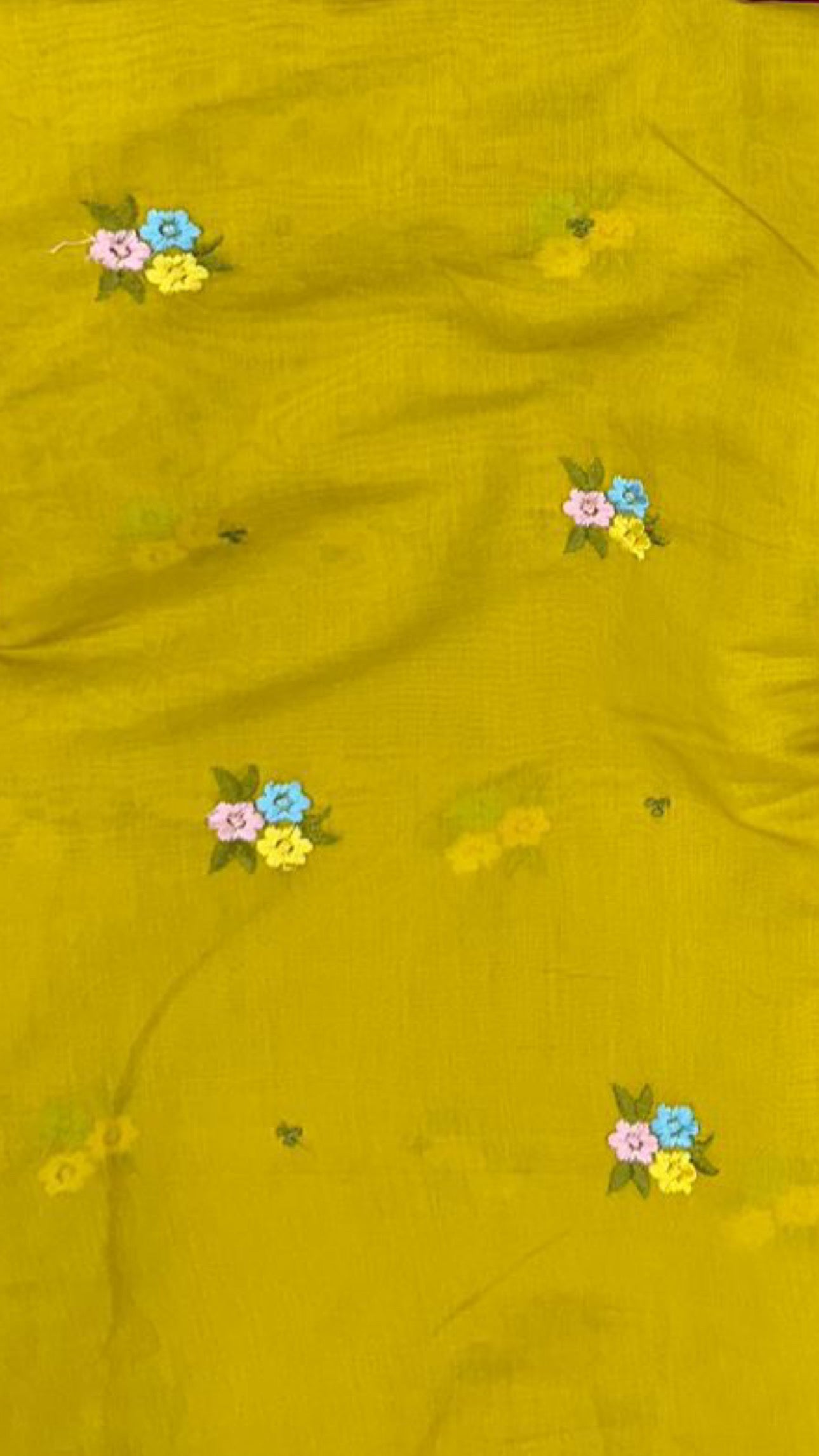 Yasso   MUL CHANDERI  Embroidery Dress