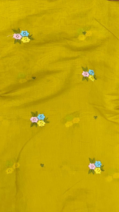 Yasso   MUL CHANDERI  Embroidery Dress