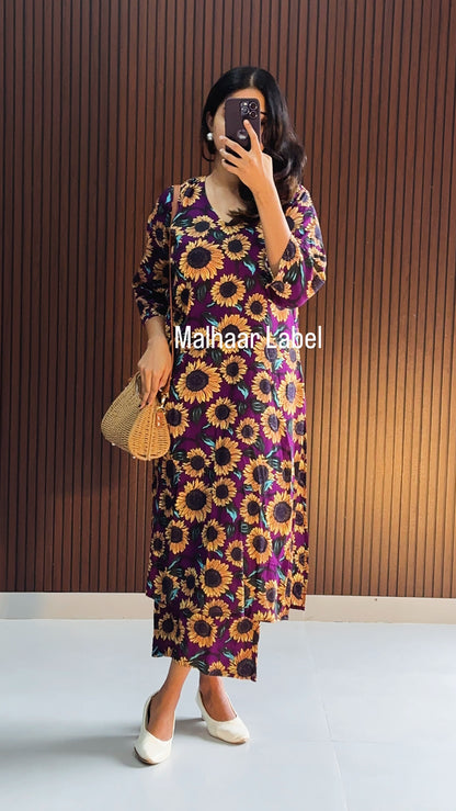 Verna Kurti Co- Ord  Set