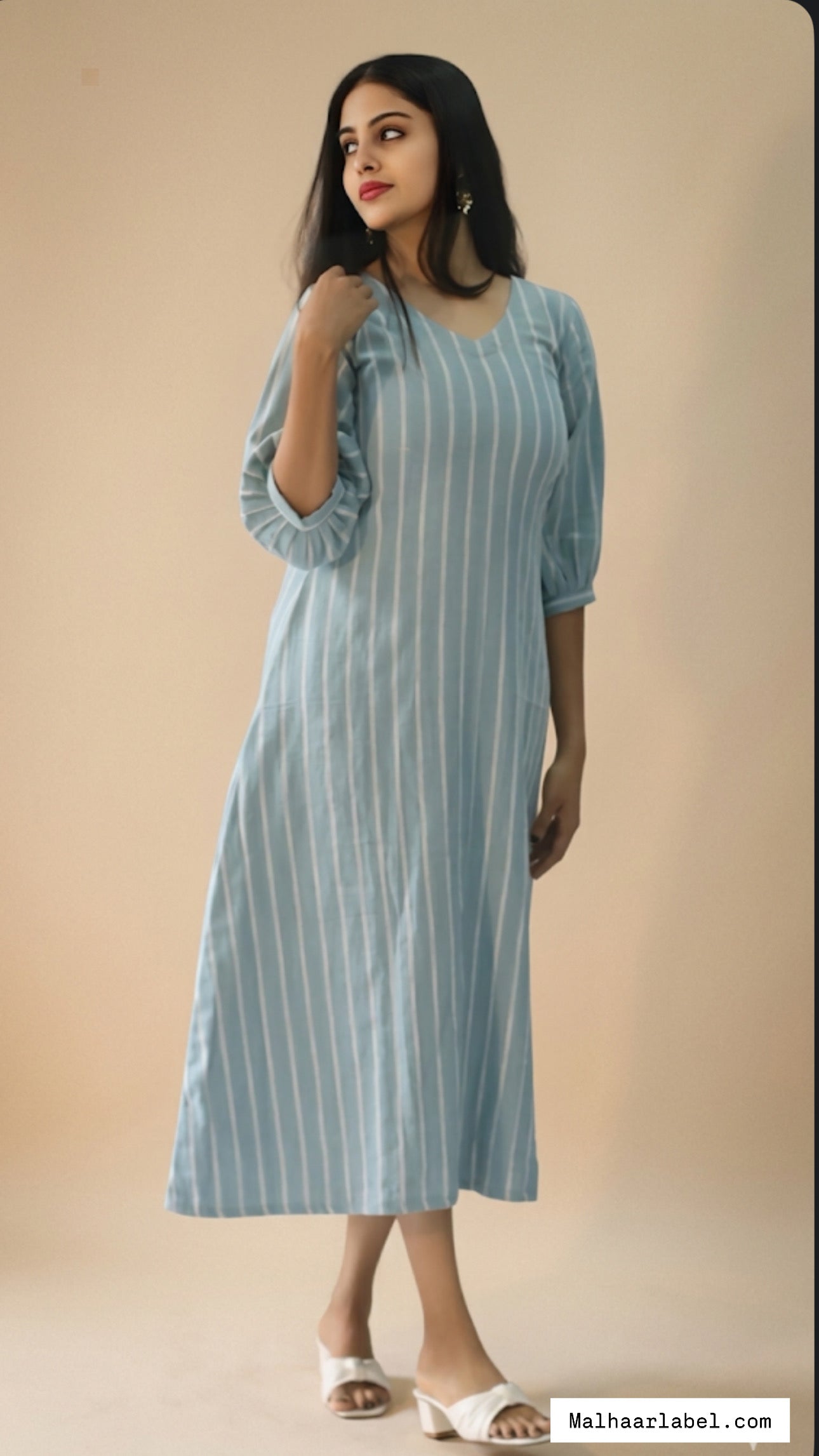 Mira pure Cotton imported Double Cloth Dress:READY TO SHIP