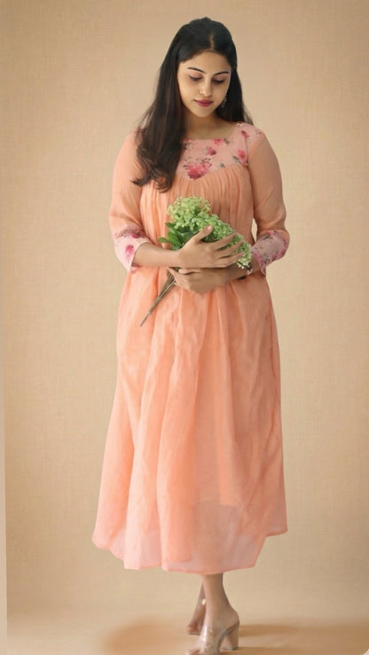 Elyan chanderi Kurti Dress