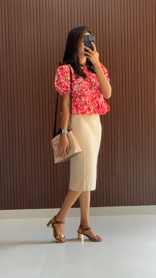 Moi  Skirt and Top Combo