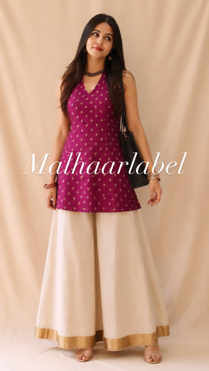 Priyamvadha Top And Palazzo set