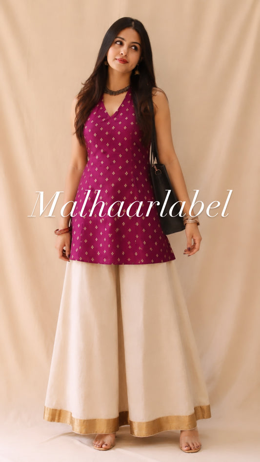 Priyamvadha Top And Palazzo set