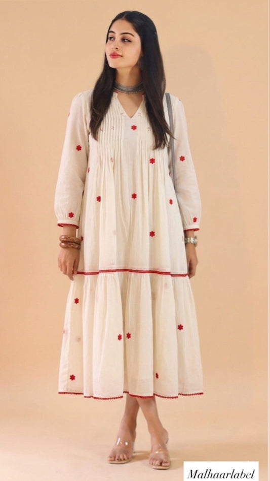 Dhruvi   Kora Cotton  Dress