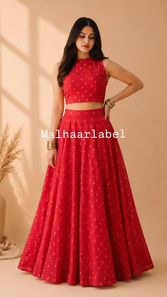 Varada Skirt and Top Fabric Set