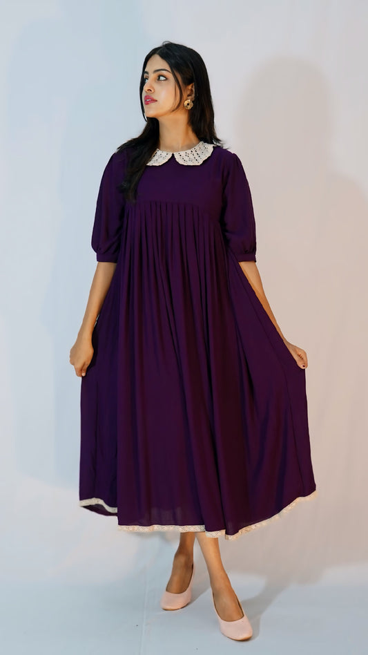 Abia Purple  Dress