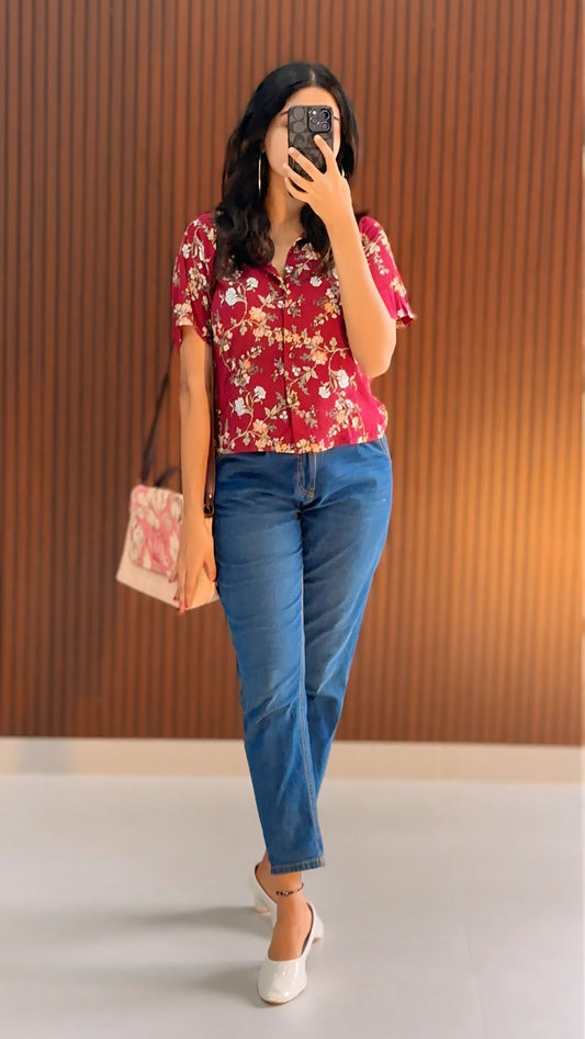 Ethan  Crop Shirt