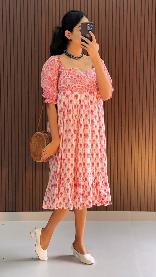 Zaina  Jaipur pure   Cotton Dress